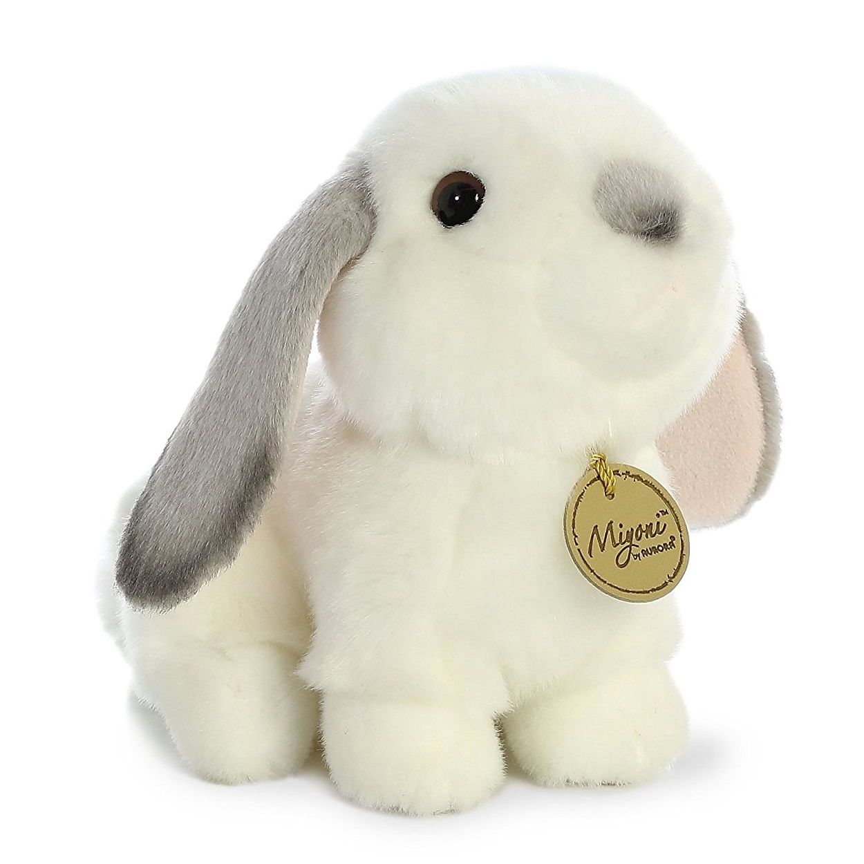 Lop Grey Ear Rabbit Miyoni 8 inch