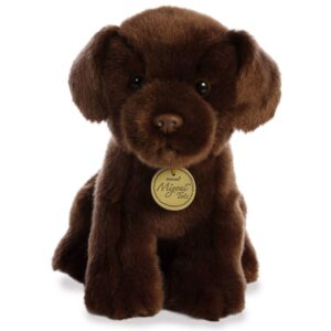 Chocolate Lab Pup 11 inch Miyoni Tots