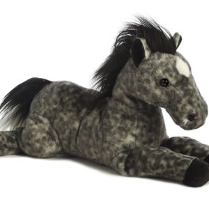 Jack Dark Grey Horse Flopsie 12 inch