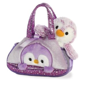 Pom Pom Purple Pal with Penguin