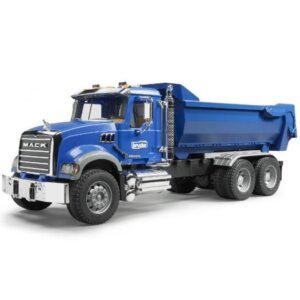 Mack Granite Halfpipe Dump Truck Blue