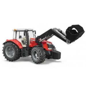 Massey Ferguson 7600 Red Tractor with Loader