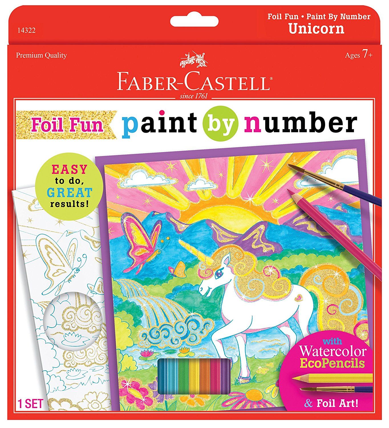 Unicorn Foil Fun Paint By Number