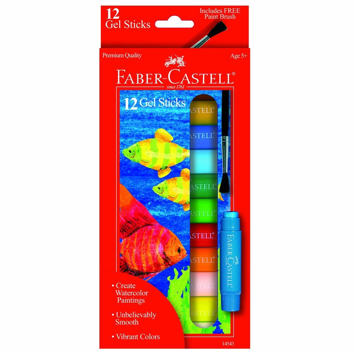 Gel Sticks With Brush 12 Ct.