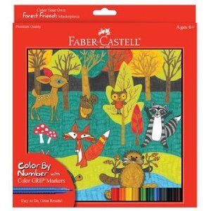 Color by Number - Forest Friends