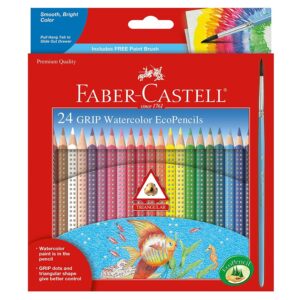 Watercolor Pencils Grip 24 Pieces