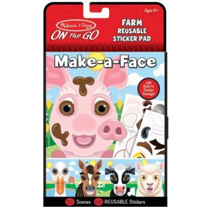Farm Make-A-Face Sticker Pad