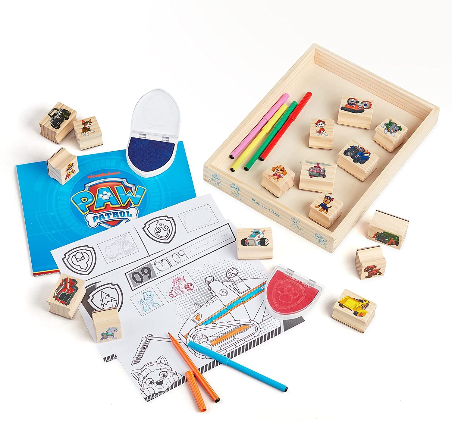 PAW PATROL STAMP SET