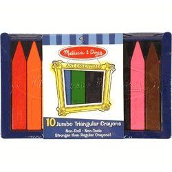 Jumbo Triangular Crayons (10 pc.)