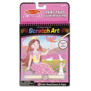 On the Go! Scratch Art Fairy-Tales Color Reveal Pad