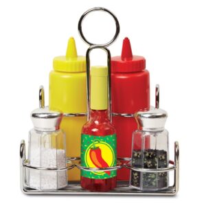 Condiment Set with Rack