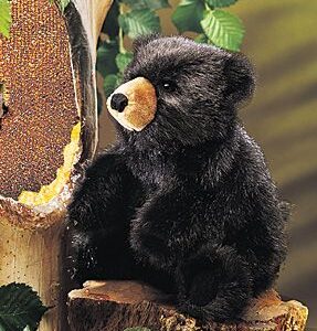 Baby Black Bear Puppet