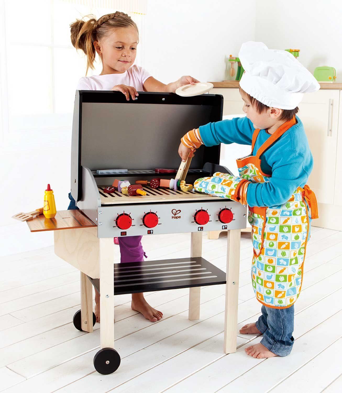 Gourmet Grill with Food