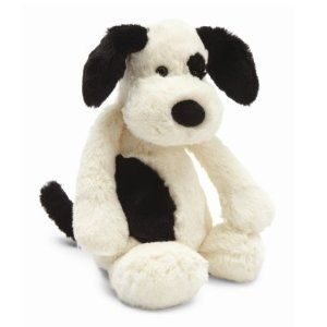 Bashful Black & Cream Puppy