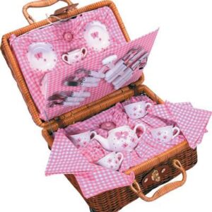 Butterfly Tea Set Basket
