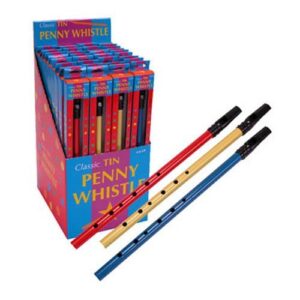 Tin Penny Whistle (One Random Color)