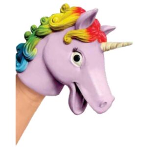 Unicorn Rubber Hand Puppet
