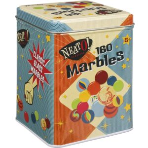 160 Marbles in a Tin