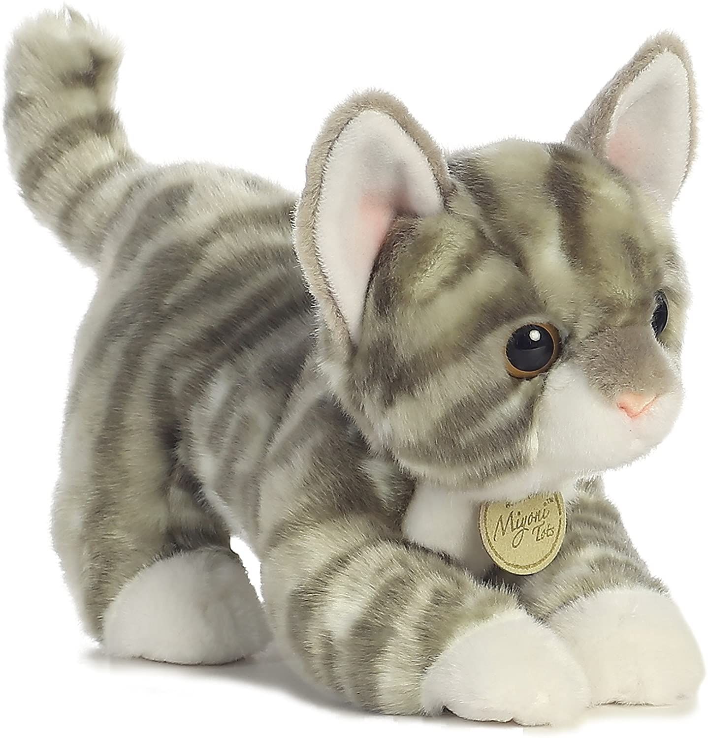 Grey Tabby Kitten 9 Inches Miyoni