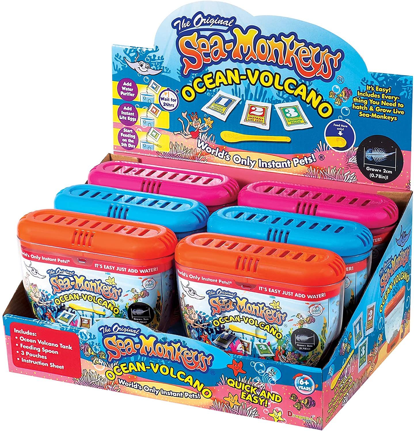 Sea Monkeys Ocean Volcano