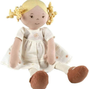 Priscy Bld Hair W/Wht Dress