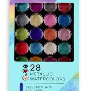 Metallic Watercolors 28Ct