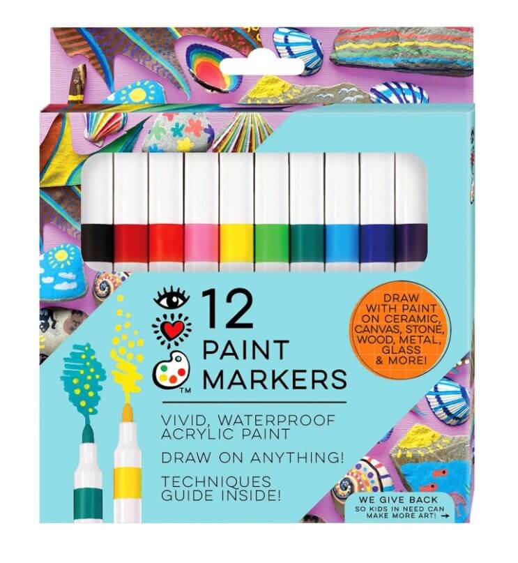 Acrylic Paint Markers 12Ct