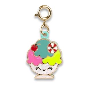 Gold Ice Crm Sundae Charm