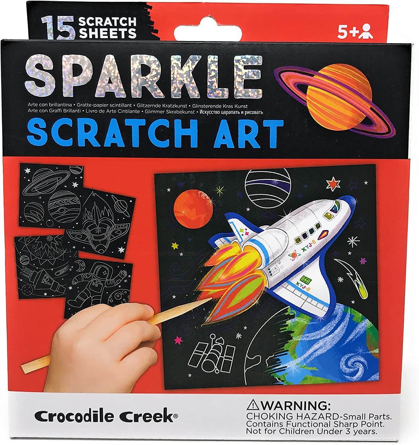 Sparkle/Scratch Art Space