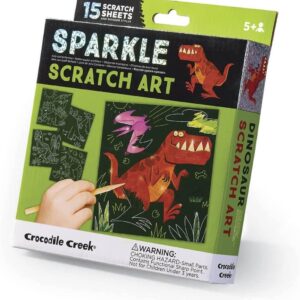 Sparkle/Scratch Art Dinos