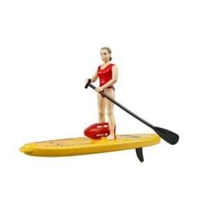 Lifeguard with Paddle Board