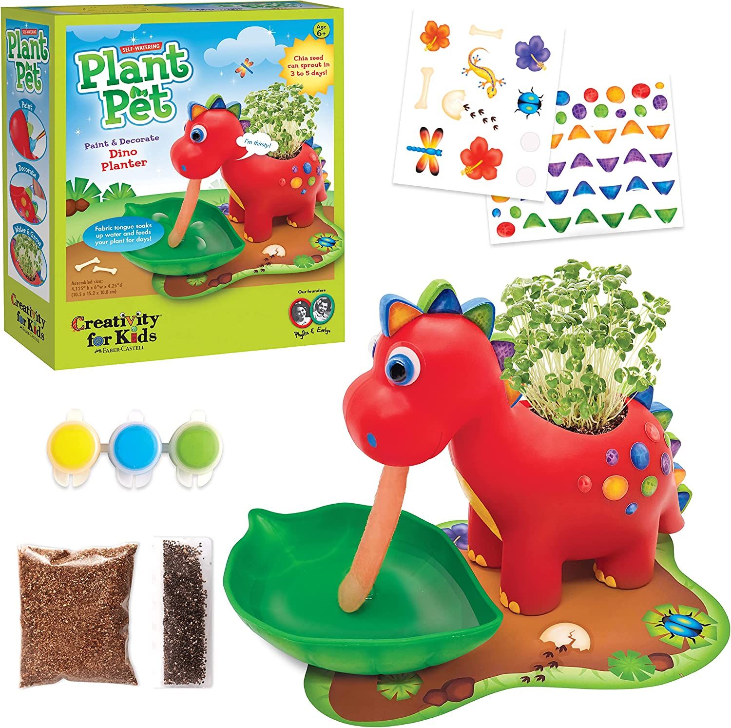 Pet Dino Self Water Plant