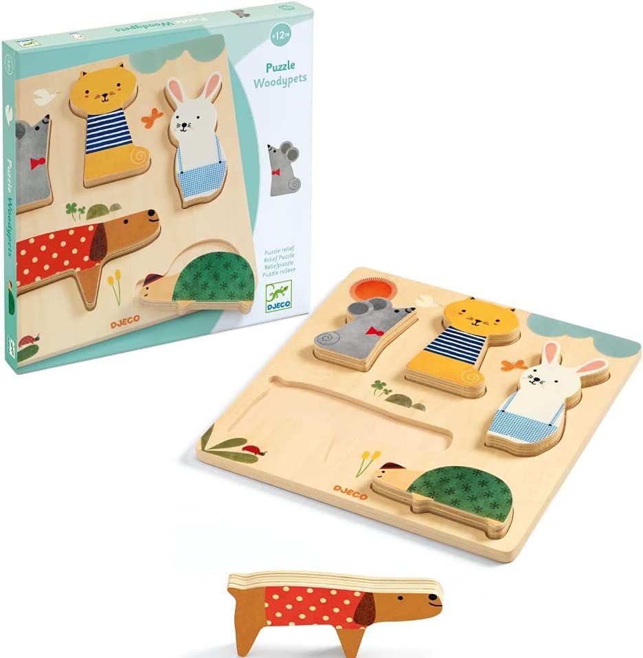 Wooden Puzzles Woody Pets