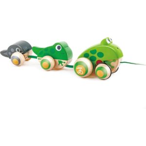 Frog Family Pull Along