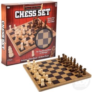 Wooden Chess Set 10 Inch