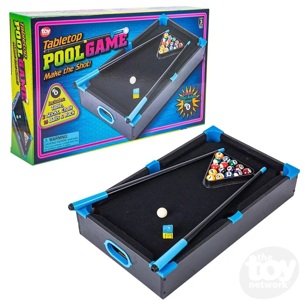 Neon Wooden Pool Table