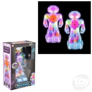 Light-Up Gear Robot 8.5 Inch