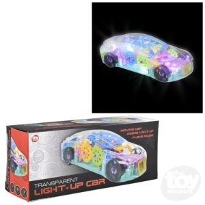 Light-Up Transparent Car 8 Inch