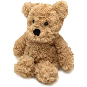 Brown Curly Bear Warmies Jr