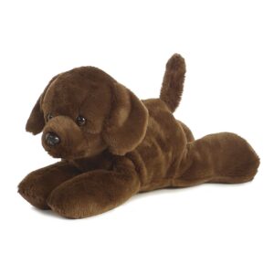 Lil' Lucky Chocolate Lab Mini Flopsie 8 inch