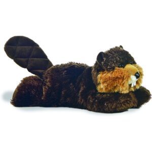 Builder Beaver Mini Flopsie 8 inch