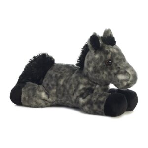 Storm Dark Grey Horse Mini Flopsie 8 inch