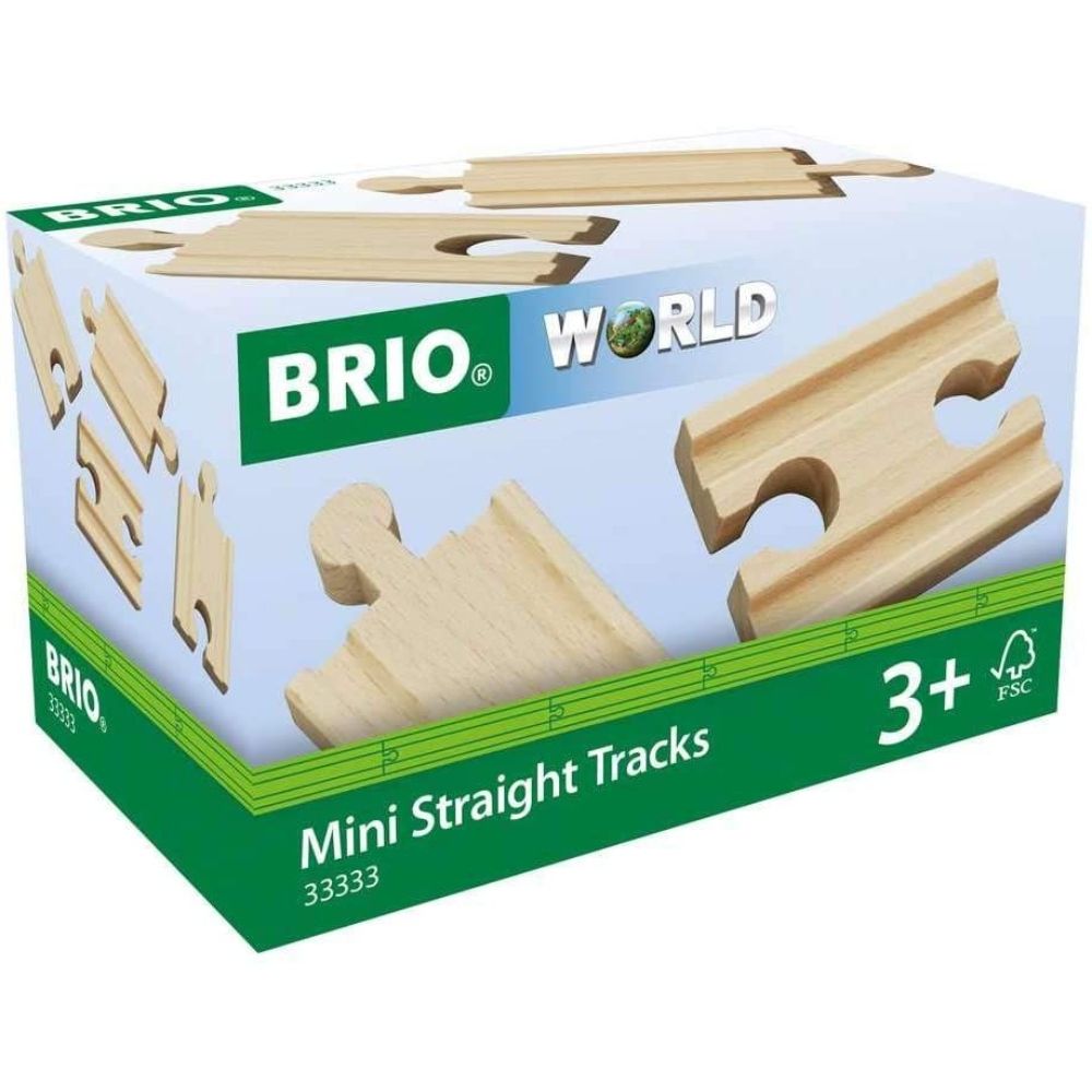 Brio Mini Straight Track – 4 Pack