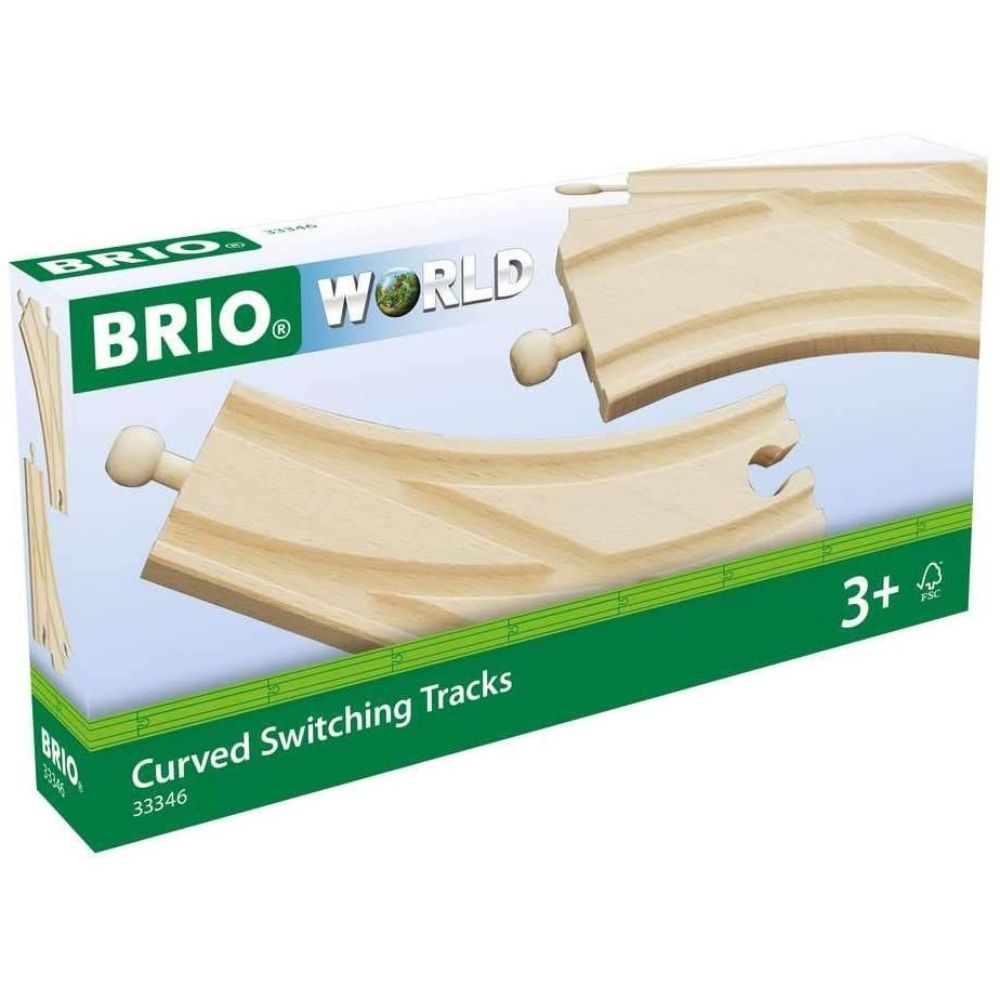 Brio Curved Switch Track – 2 Pack