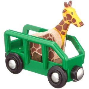 Giraffe And Wagon