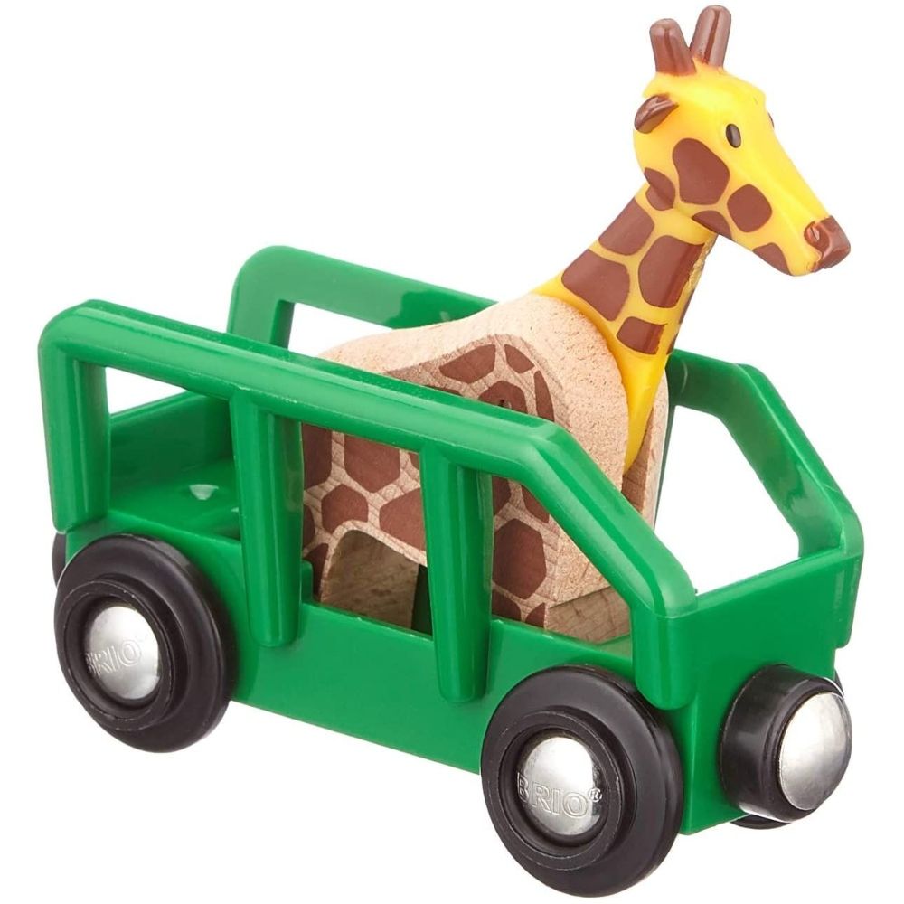 Giraffe And Wagon