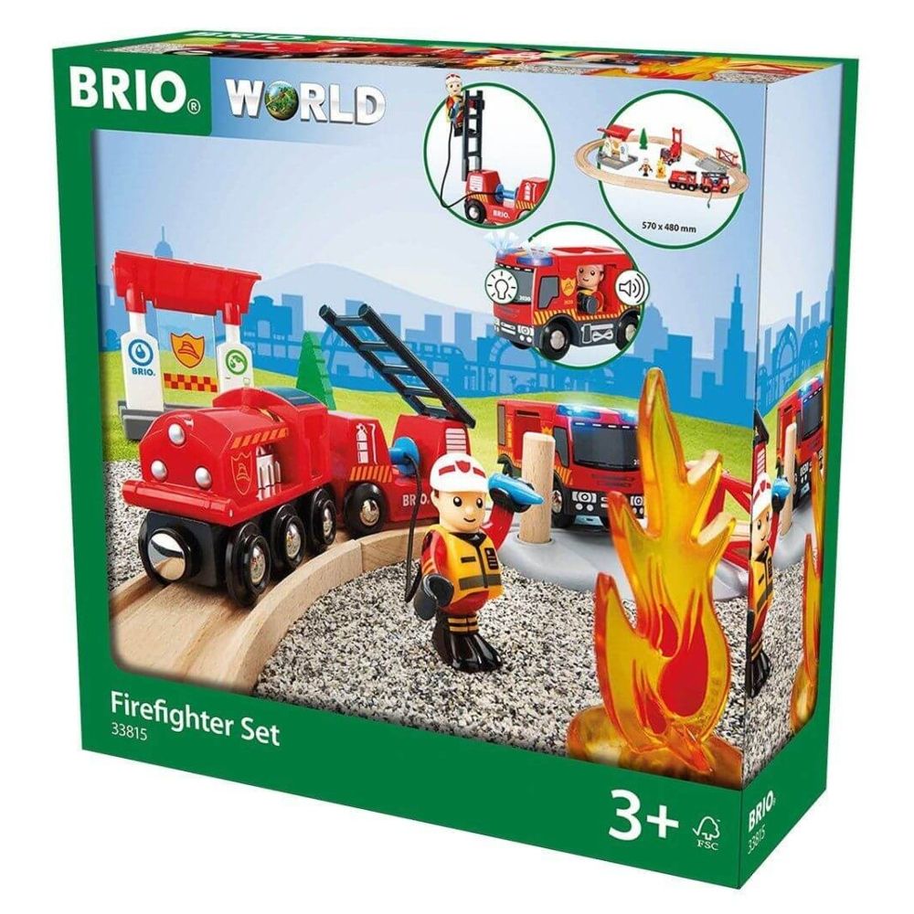 Rescue Firefighter Set – Brio World