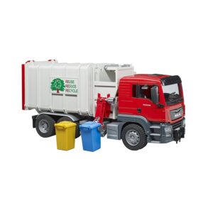 Man Recycling Truck�Red & Green