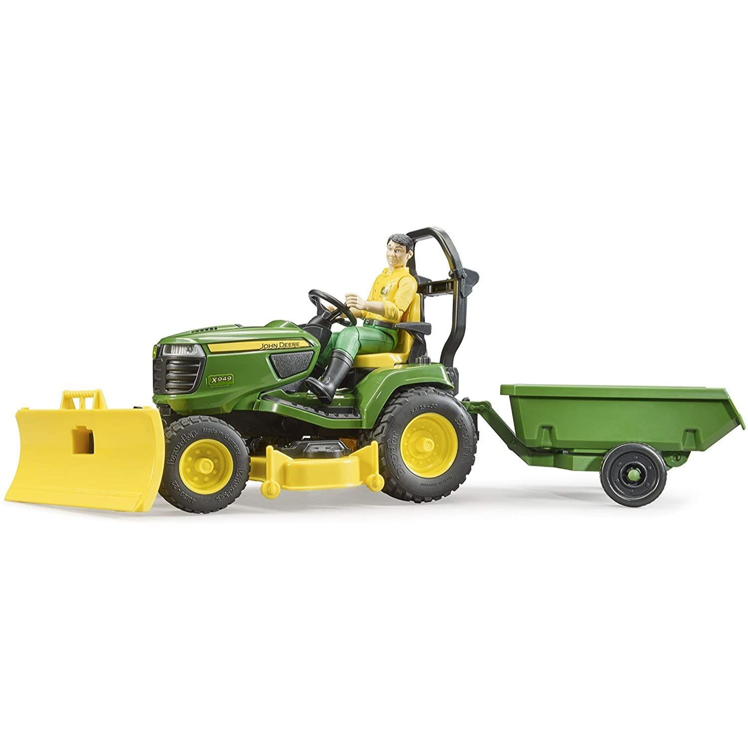 Jd Lawn Tractor W/Trailer