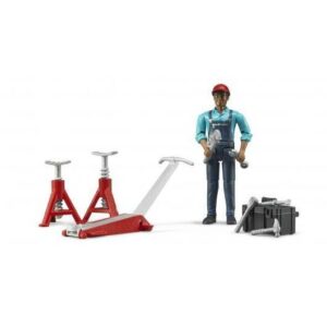 Man with Garage Equipment